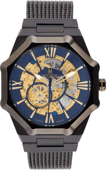 Produktbild Montignac Automatische Uhr Octagon (Skeleton-Uhr, 44 mm)