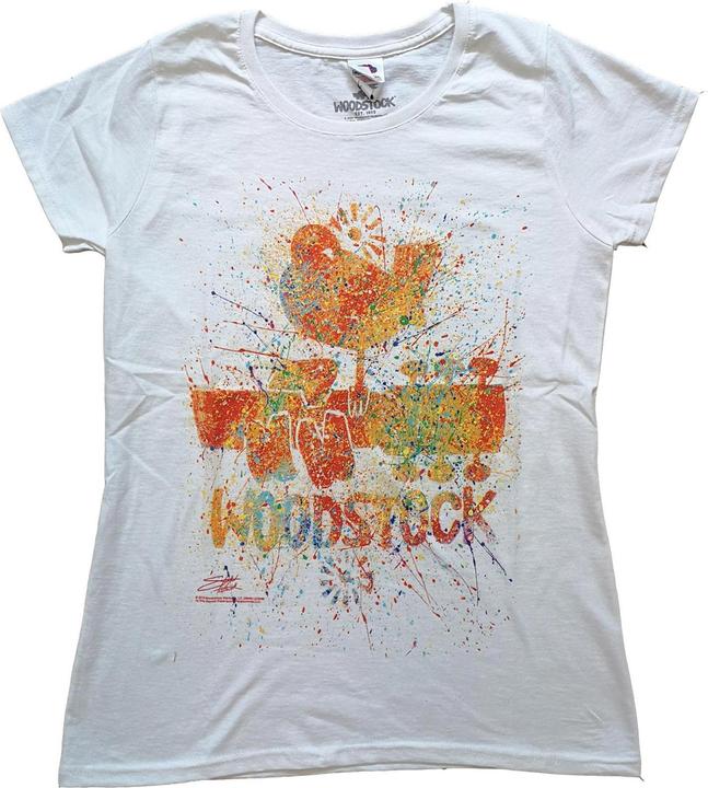 Immagine prodotto Woodstock Maglietta donna/donna in cotone splatter (XS)