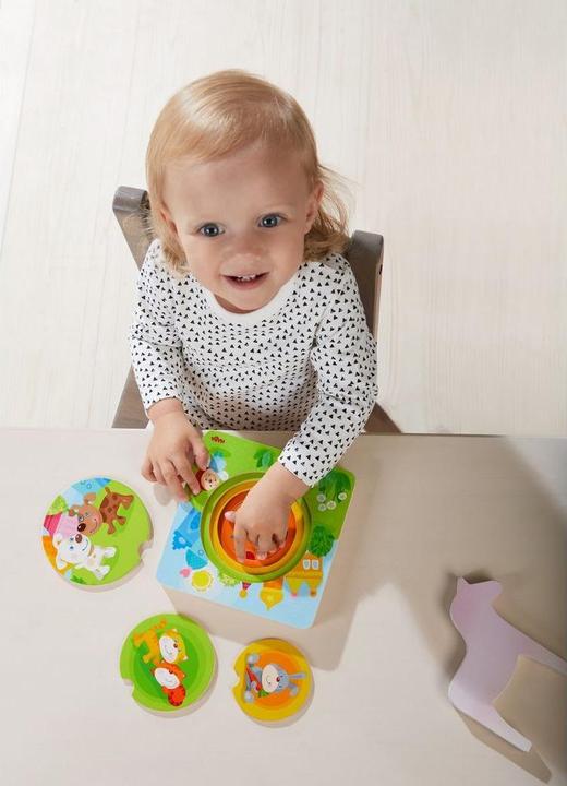 Immagine prodotto Haba Puzzle di legno bambini animali colorati (5 pezzi)