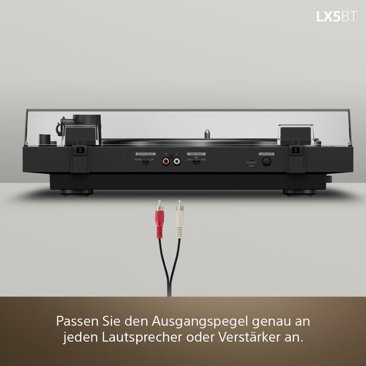 Actual product image Sony PS-LX5BT Plattenspieler schwarz (Automatic)