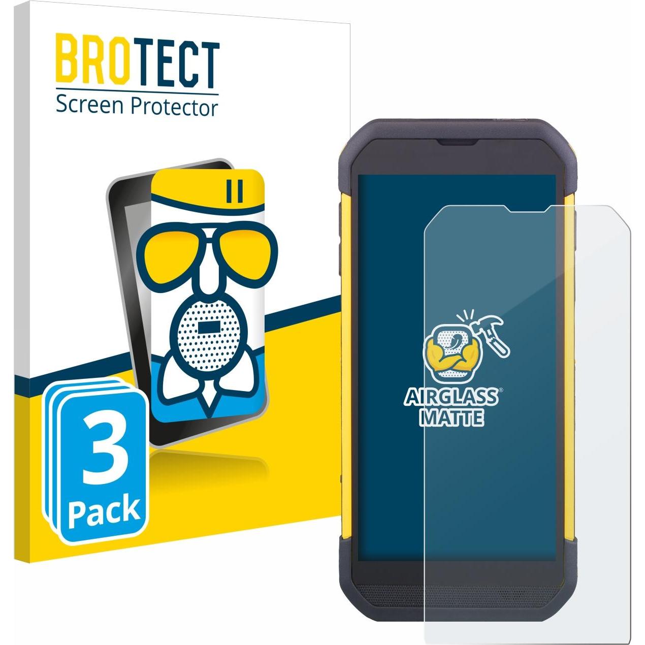 BROTECT Schutzglas Schutzfolie Displayschutz Display Schutz Glas Folie matt, Barcode-Scanner Zubehör