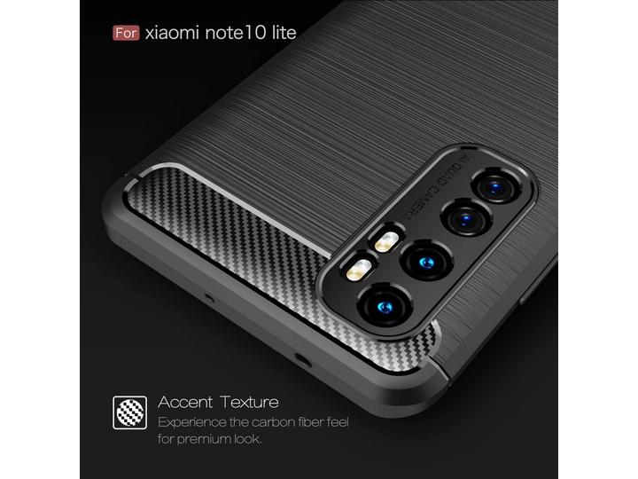 Image du produit Screenguard Xiaomi Mi Note 10 Lite Housse Carbon Brushed Soft TPU (Mi Note 10 Lite)