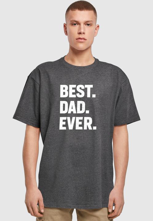 Produktbild Merchcode Fathers Day - Best Dad Ever Heavy Oversize Tee - 112961 (S)