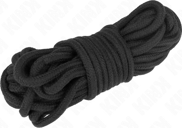 Kink - Baumwollseil 5 Meter Schwarz