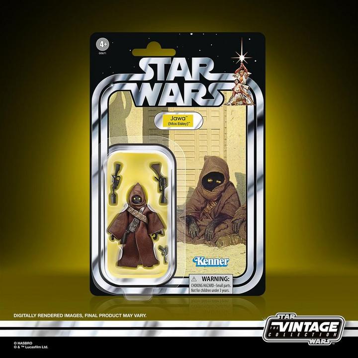 Actual product image Hasbro Star Wars Episode IV Vintage Collection Playset Streets of Mos Eisley with Jawa Action Figure