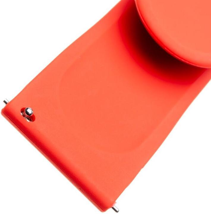Image du produit Fixed Bracelet de montre en silicone rouge 22 mm (22 mm, Silicone)