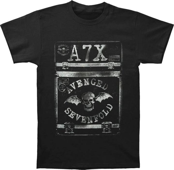 Immagine prodotto Avenged Sevenfold Maglietta unisex per adulti in cotone Flightcase (S)