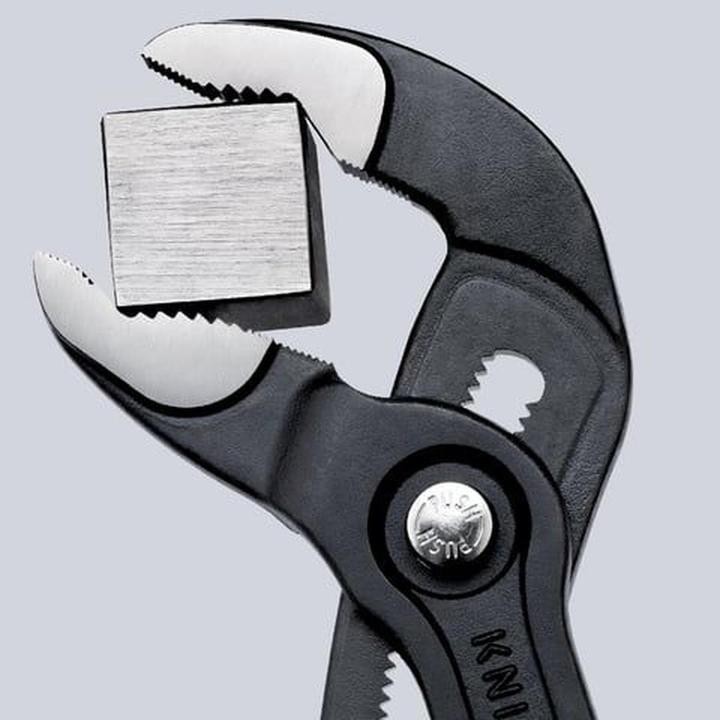Immagine prodotto Knipex Cobra Pinza regolabile di nuova generazione per tubi e dadi 87 01 125 (125 mm)