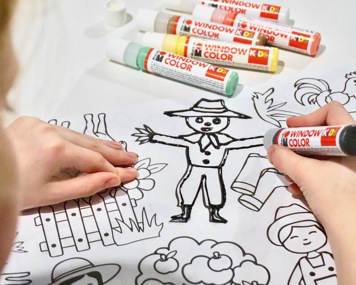 Actual product image Marabu Window Color Bauernhof 6x25ml (150 ml)