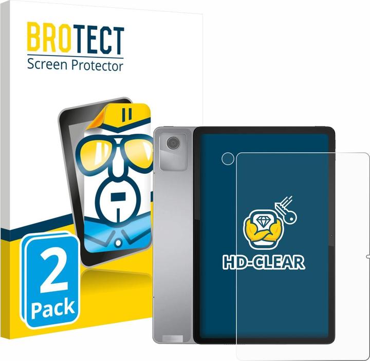 Produktbild BROTECT Schutzfolie für Lenovo Tab M11 (Display+Kamera) Displayschutz Displayschutzfolie Folie Klar (2 Stk., Lenovo Tab M11)