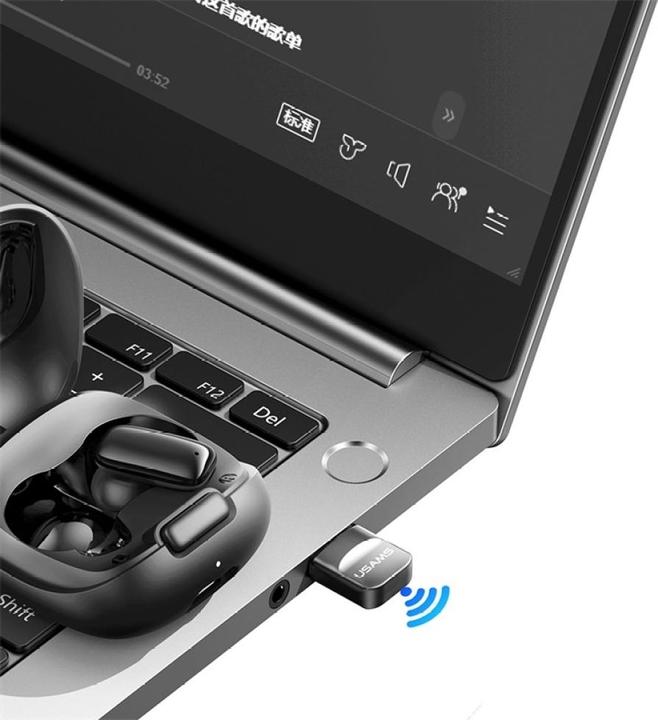 Actual product image Usams Adapter USB Bluetooth ZB321 5.1 czarny (Transmitter & Receiver)
