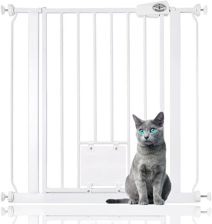 Produktbild Bettacare Haustiergitter mit abschliessbarer Katzenklappe, 75-83cm (75 cm)
