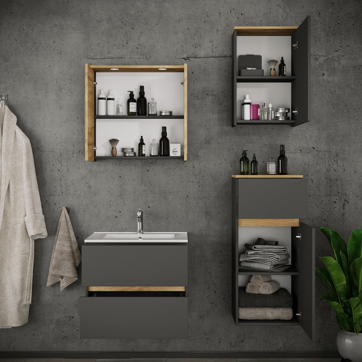 Produktbild VCM Badmöbel-Set mit Waschbecken Cosila-I 61