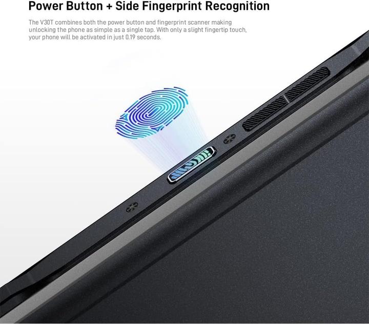 Produktbild Doogee V30T 12GB256GB Black Marble Mobile Brand (256 GB, Black Marble, Dual SIM)