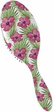 Produktbild The Wet Brush Floral Wet Brush Hairbrushes Assorted Patterns Pink Purple etc - Pack of 2