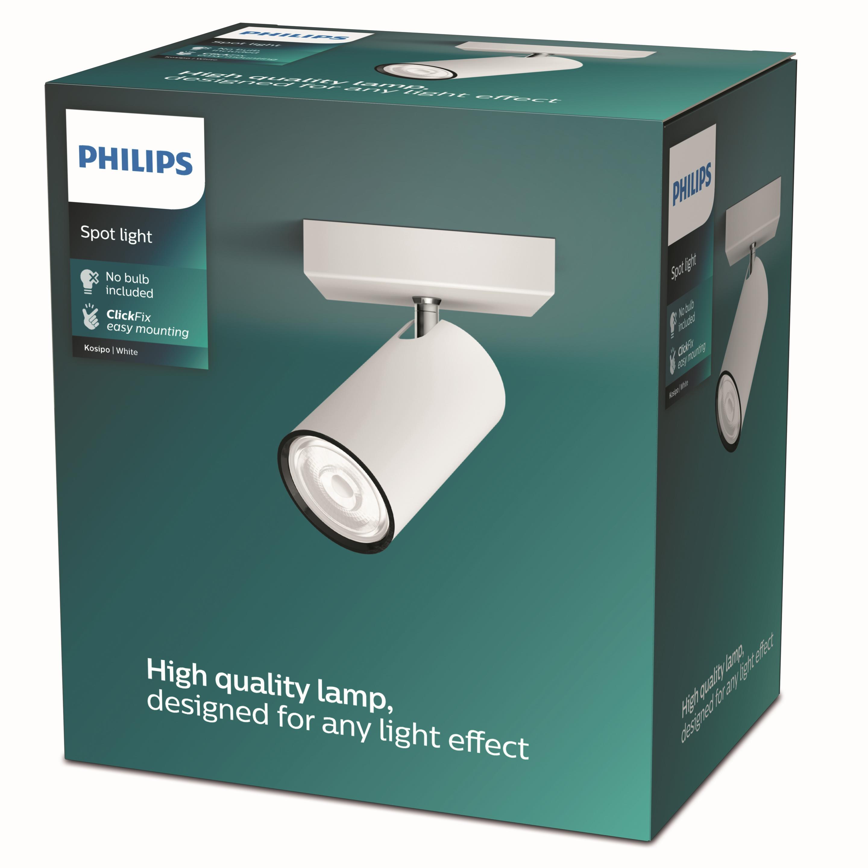 Thumbnail - Philips, Wandleuchte + Deckenleuchte, Kosipo (GU10)