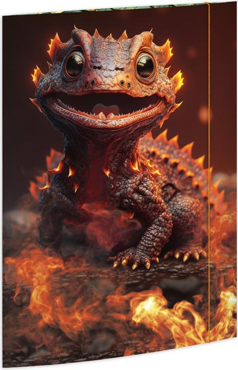 Produktbild Rnk Gummizugmappe A3 Dragon (A3, 1x)