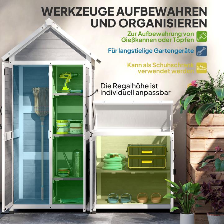 Produktbild Outsunny Gartenschrank