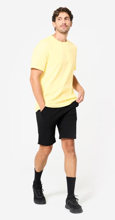 Produktbild Domyos T-Shirt Herren atmungsaktiv - pastellgelb (L)