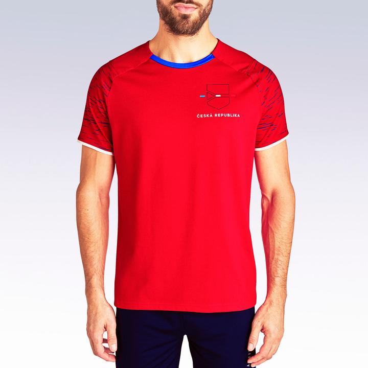 Produktbild Kipsta Damen/Herren Fussballtrikot FF100 Tschechien (L)
