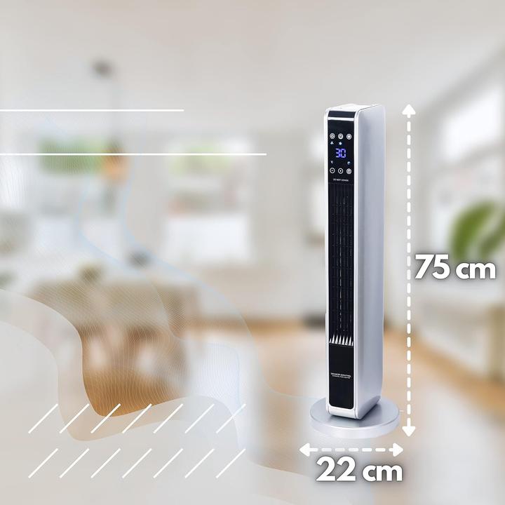 Image du produit Radiateur soufflant céramique, Memphis Black