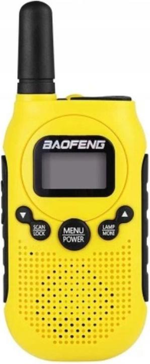 Actual product image Baofeng Walkie-Talkie BF-T6 Panda Yellow (3 km)