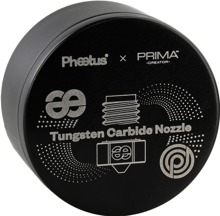 Actual product image Prima Creator Phaetus x PrimaCreator MK10 Tungsten Carbide Nozzle with PTFE tube 0,6 mm - 1 pcs (Hose)