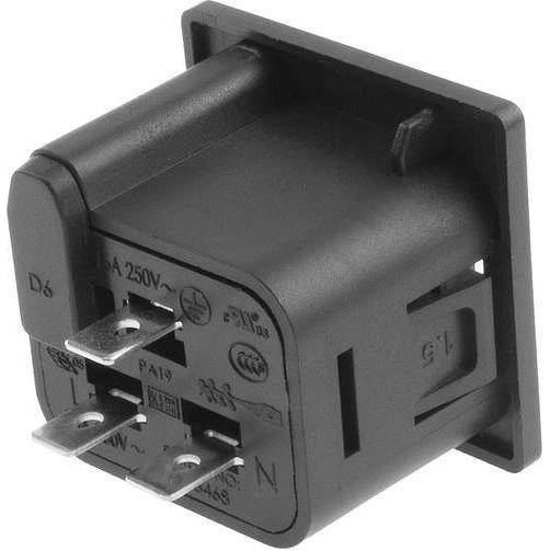 Thumbnail - Iec Lock C19 Net Entree Female Lockable, Elektronikkabel + Stecker, Rot, Schwarz