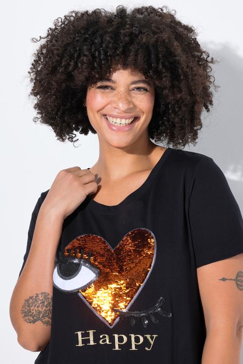 Produktbild Angel of Style T-Shirt, A-Linie, Augen-Herz (50)