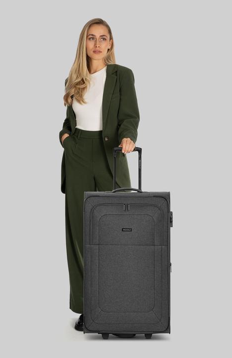 Actual product image Redolz Essentials 12 2-wheel trolley L 78 cm with stretch fold (95 l)