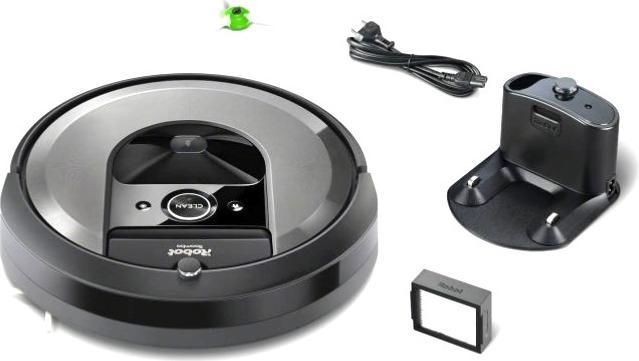 Produktbild iRobot Roomba i7 i7156 Staubsaugerroboter, silber (Saugroboter)