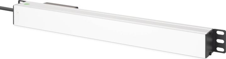 Actual product image Digitus Aluminum socket strip, 7-way with circuit breaker (7x, CEE 7/3, 1.80 m)