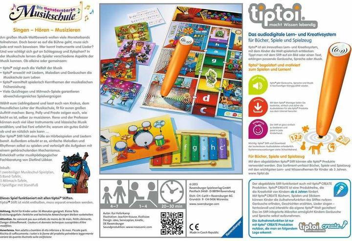 Produktbild tiptoi Die monsterstarke Musikschule (Deutsch)