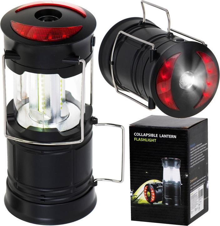 Actual product image Ikonka Camping torch travel light for tent camping 3in1 battery operated
