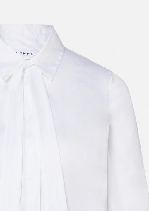 Immagine prodotto Comma Bluse Bluse aus Stretch-Popeline mit abnehmbarem Krawatten-Detail (46)