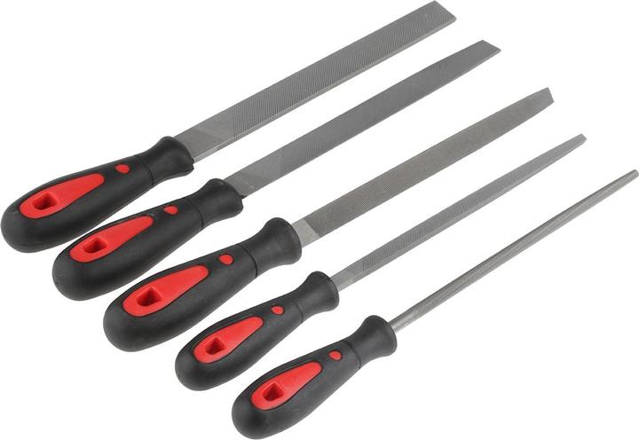 Image du produit RS PRO 5 Piece File Set Bastard Cut (200 mm)