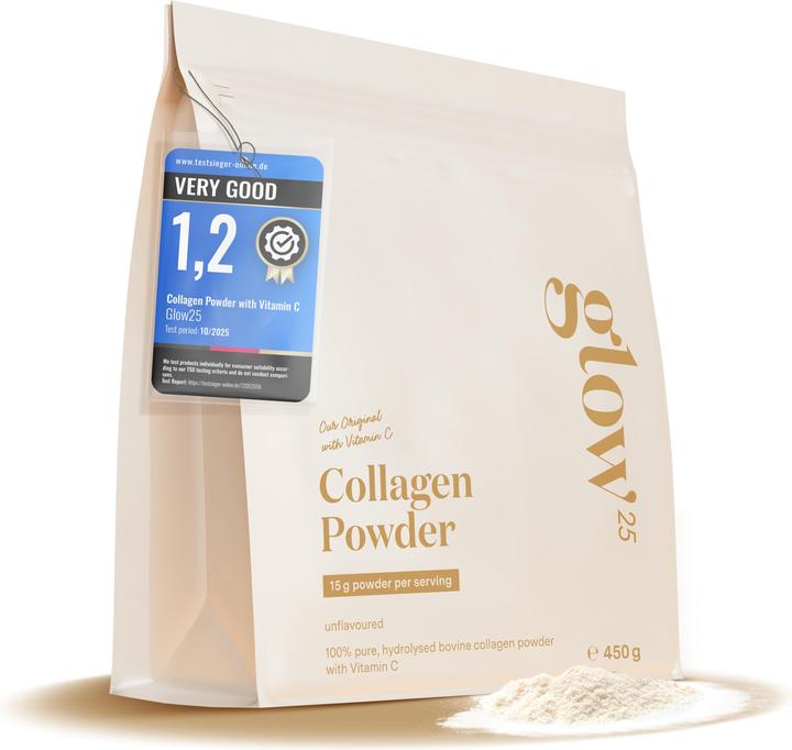 Glow25 Collagen Pulver – mit Vitamin C (1 pcs., Powder, 450 g)