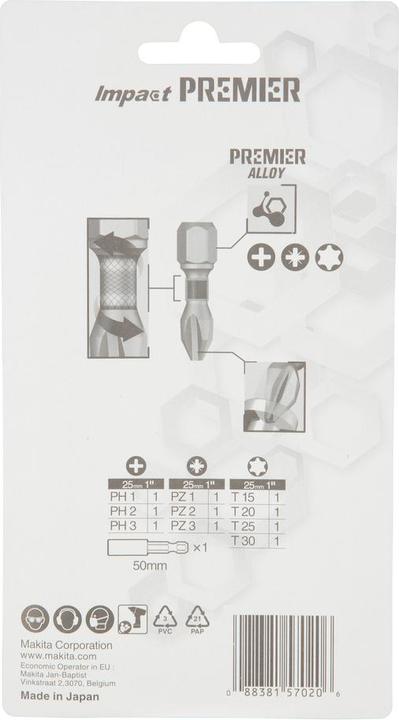 Produktbild Makita Torsion Bitset E-03567 (25mm)
