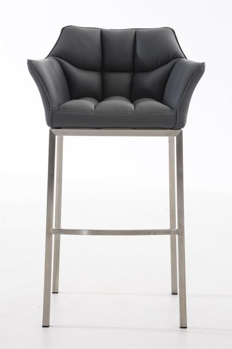 Actual product image CLP Barstool Damaso E with 4-legged frame, grey