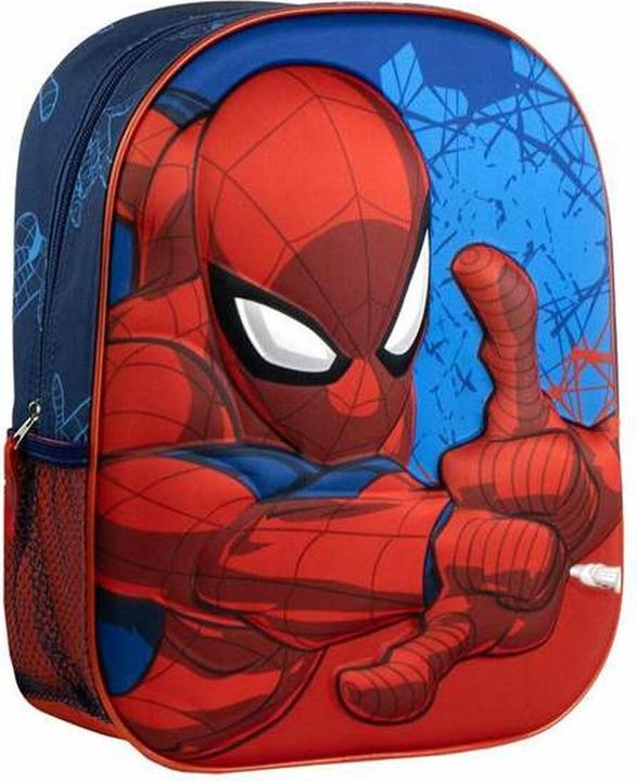 Spiderman Schulrucksack 3D Spider-Man Blau 25,0 x 31,0 x 10,0 cm