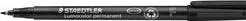Produktbild Staedtler Lumocolor Folienstifte (Schwarz, 0.60 mm, 10 x)