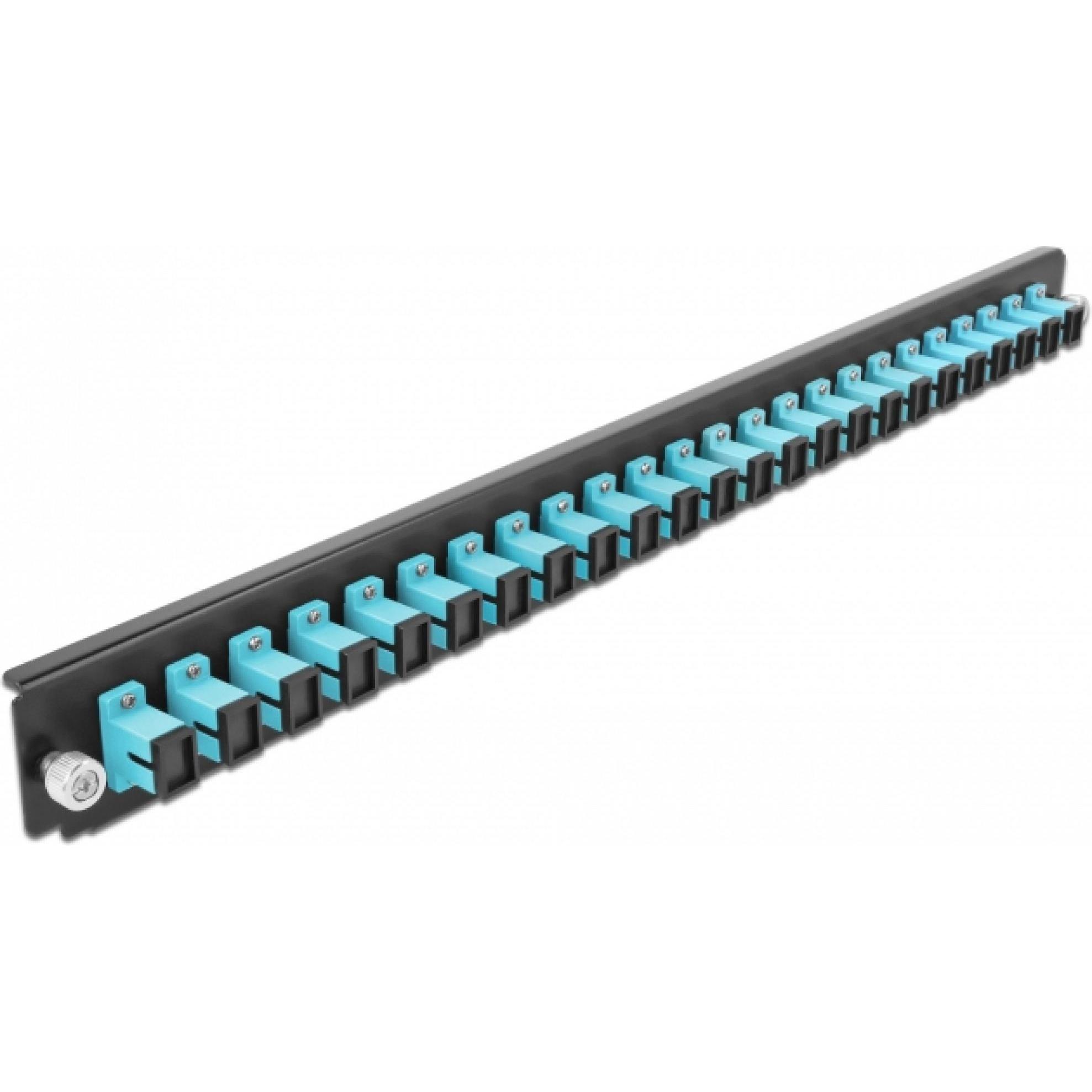 Thumbnail - Delock Rack-Montageblech für Glasfaser-Spleissbox, Server Zubehör, Schwarz