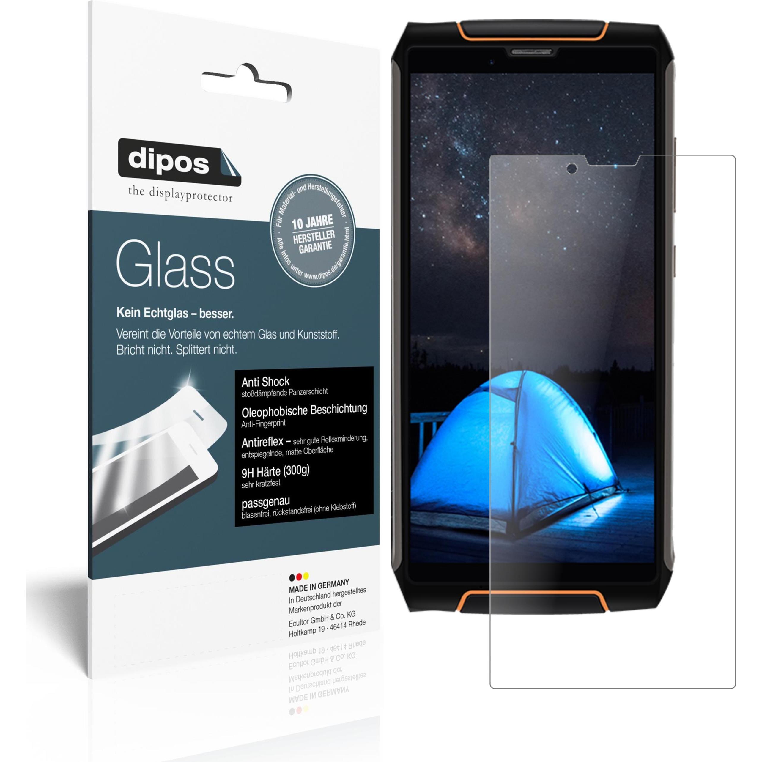 Dipos Displayschutz Anti-Shock (1 Stück, Cubot King Kong 3), Smartphone Schutzfolie, Transparent