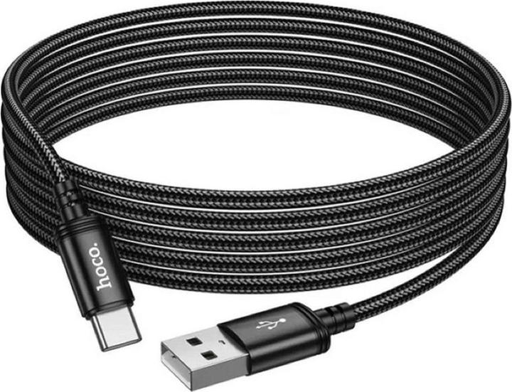 Actual product image Hoco USB-A to USB-C X91, 60W, 3A, 3m, black (3 m, 60 W)