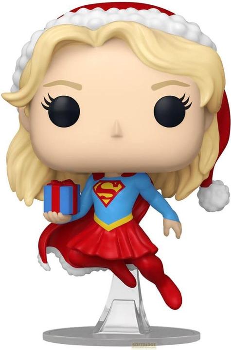 Actual product image Funko DC Comics POP! Heroes Vinyl Figure Holiday '24- Supergirl 9 cm