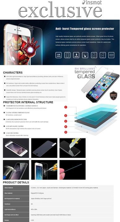 Actual product image Insmat 861-1521 (1 Piece, Samsung Galaxy S21)