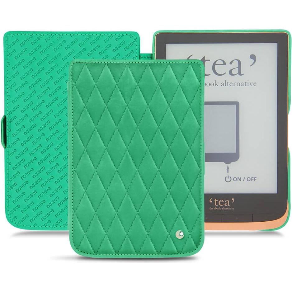 Noreve Lederschutzhülle horizontal (Touch HD Plus), Tablet Hülle, Grün