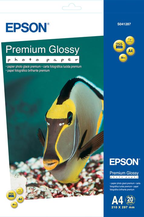 Actual product image Epson A4 Premium Glossy Photo Paper (255 g/m², A4, 20 x)