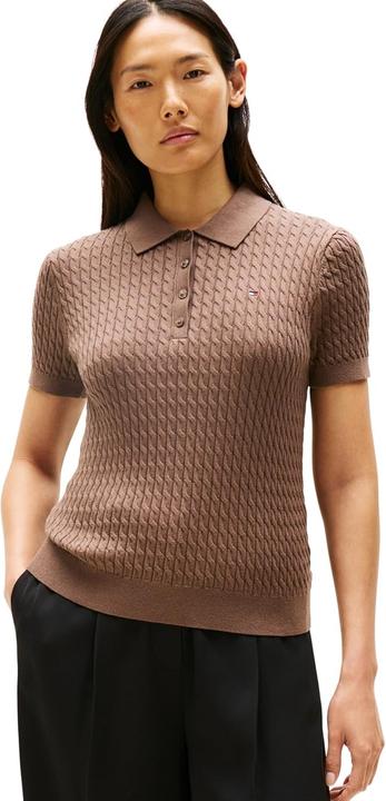 Produktbild Tommy Hilfiger Co Cable Fine Gg Polo S/S Swt (XS)