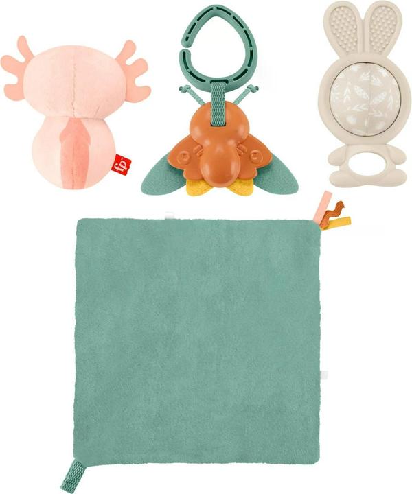 Actual product image Fisher-Price Sensory Experiences Gift Set, 4 Sensory Toys with Fine Motor Activities for Babs